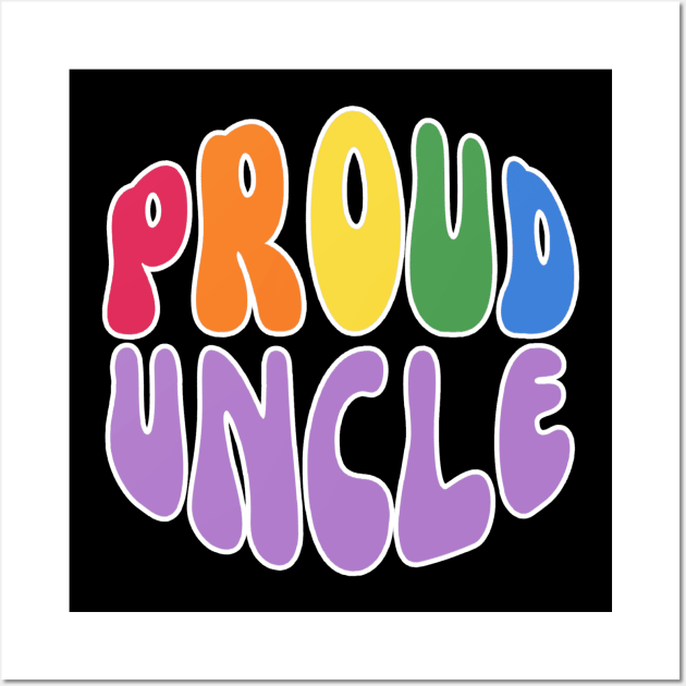 Proud Uncle Wall Art by Happii Pink